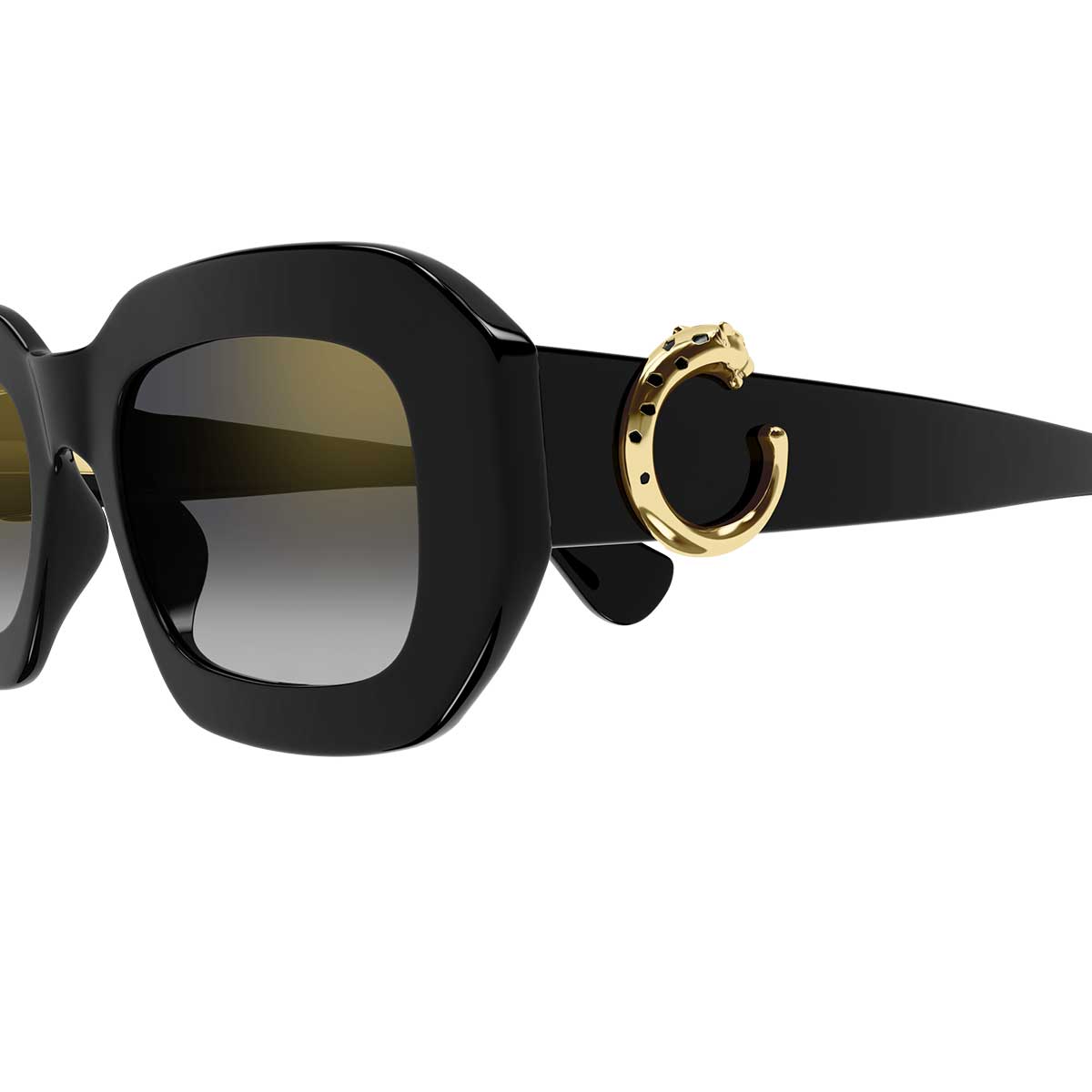 Cartier Occhiali da Sole CT0546S 001 Nero/Grigio Donna 3