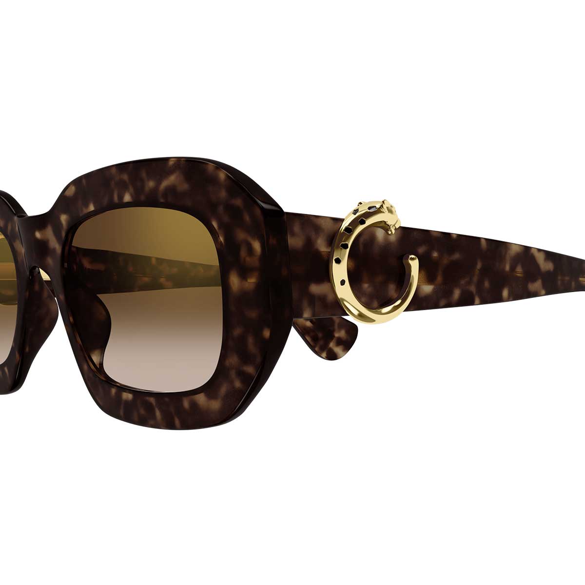 Cartier Occhiali da Sole CT0546S 002 Marrone/Marrone Donna 3