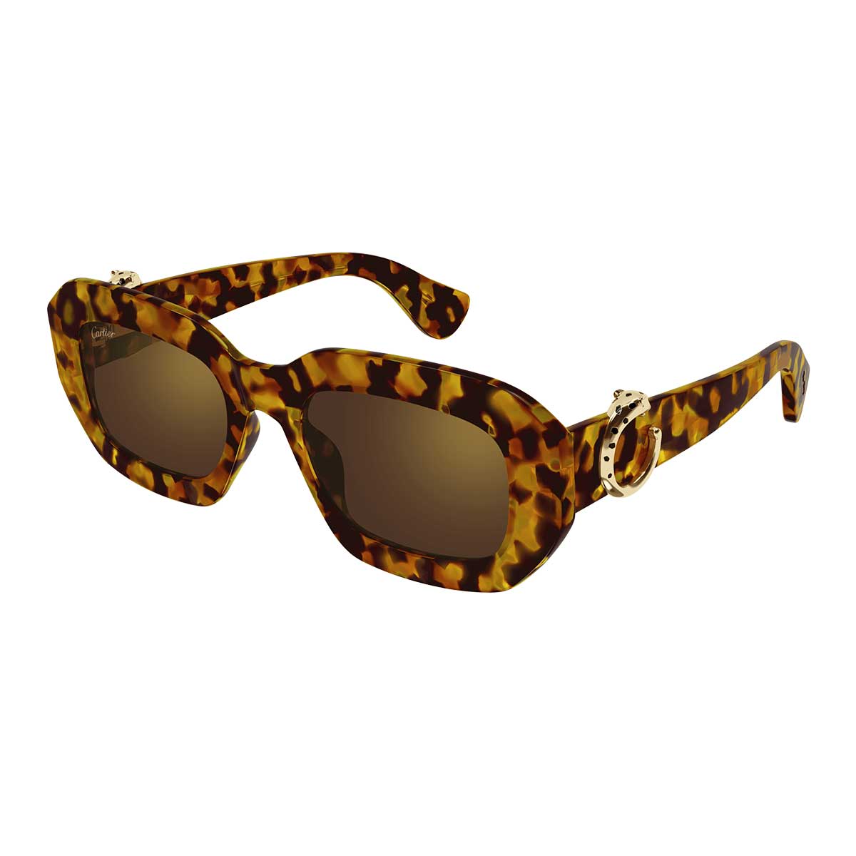 Cartier Occhiali da Sole CT0546S 005 Marrone/Marrone Donna 2