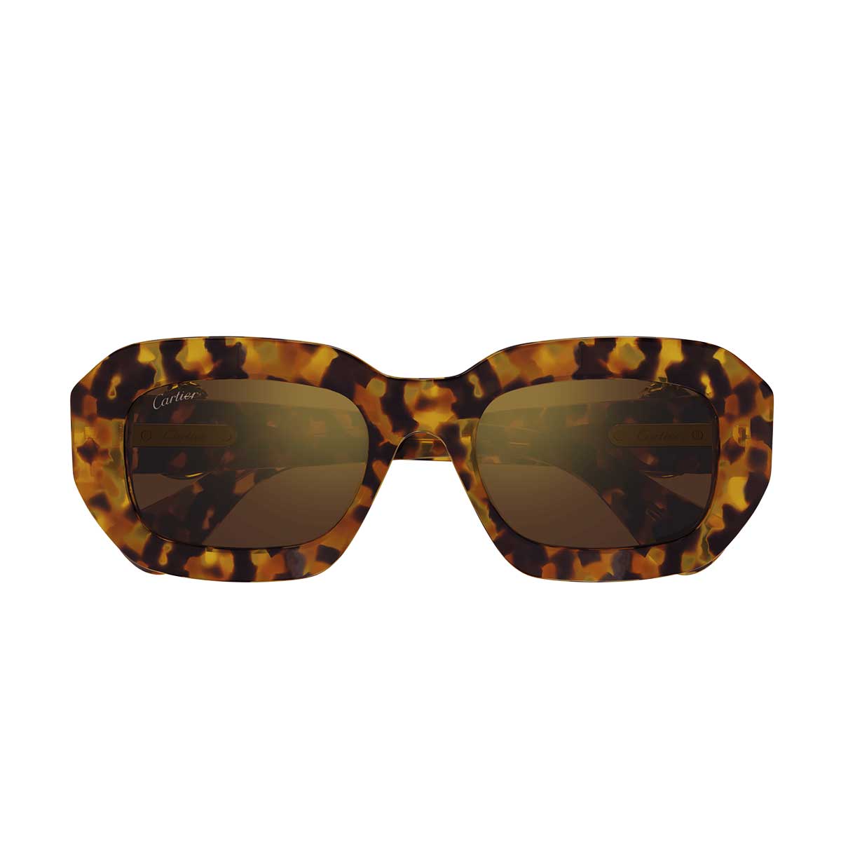 Cartier Occhiali da Sole CT0546S 005 Marrone/Marrone Donna