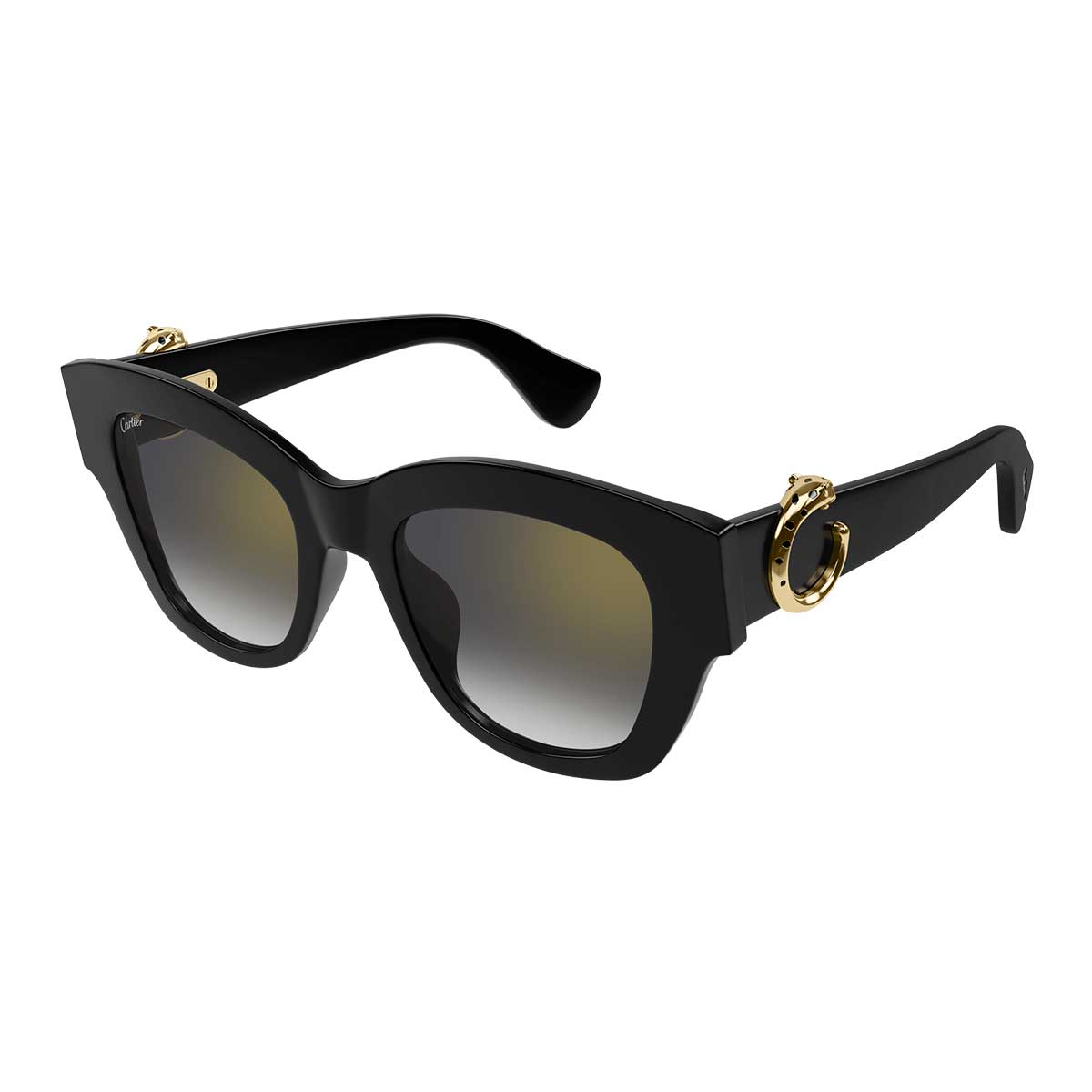 Cartier Occhiali da Sole CT0547S 001 Nero/Grigio Donna 2