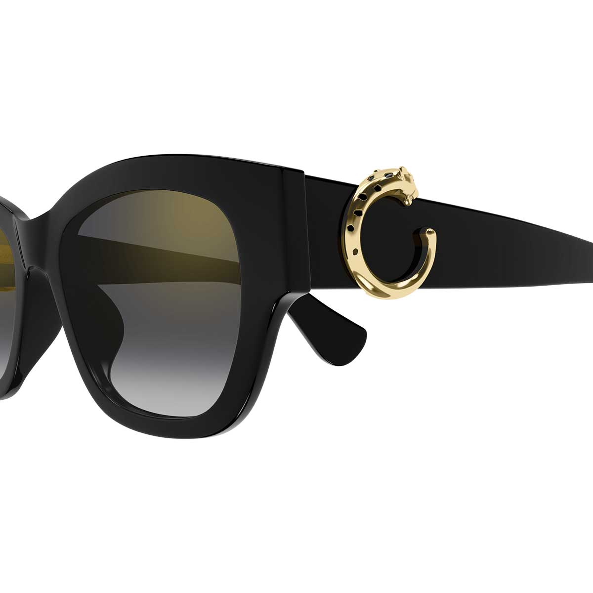 Cartier Occhiali da Sole CT0548SA 001 Nero/Grigio Donna 3