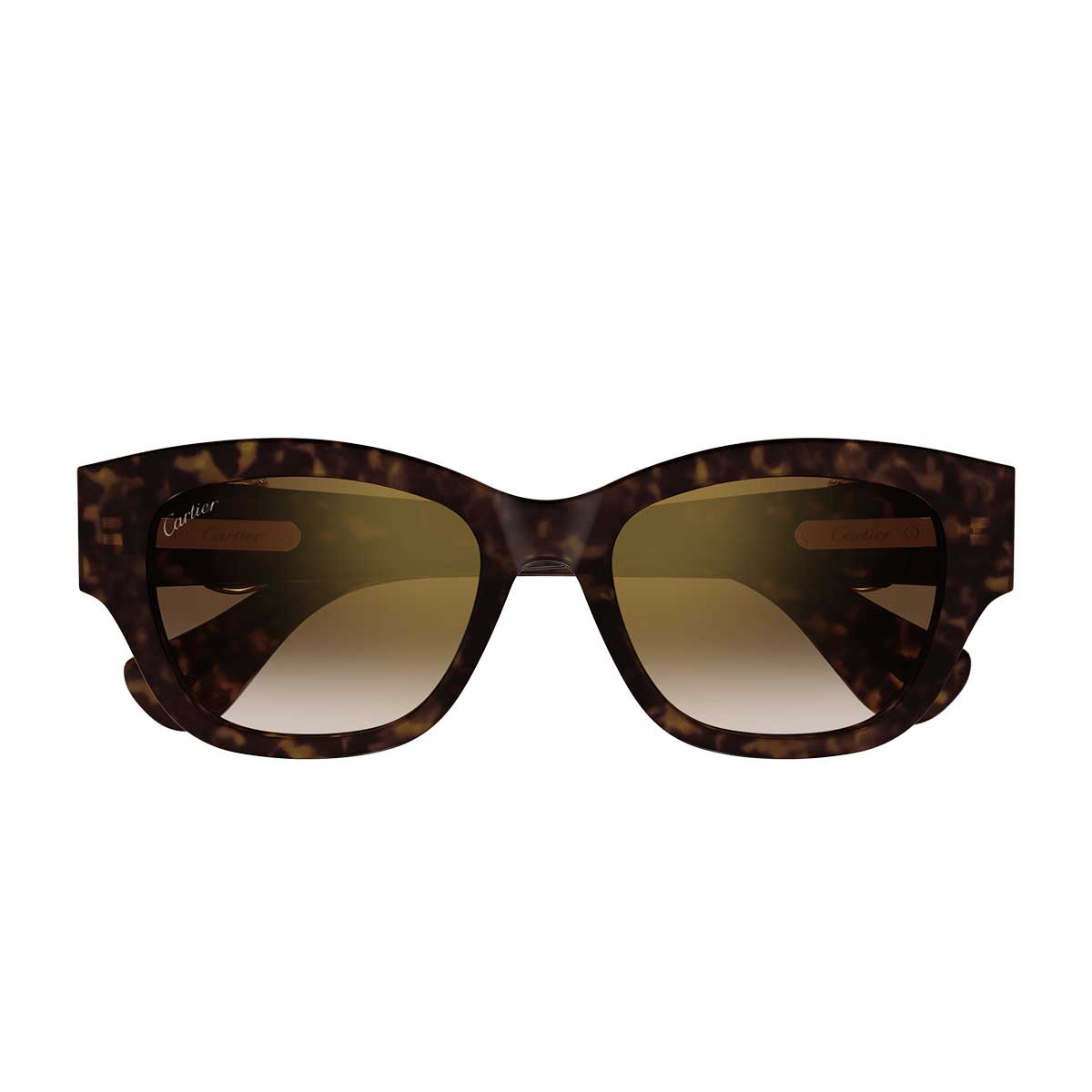 Cartier Occhiali da Sole CT0548SA 002 Marrone/Marrone Donna