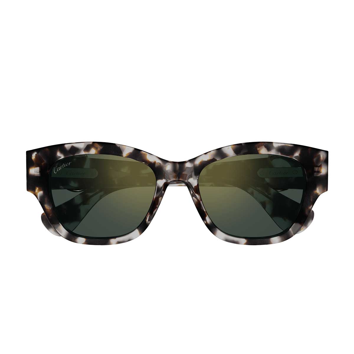 Cartier Occhiali da Sole CT0548SA 004 Marrone/Verde Donna