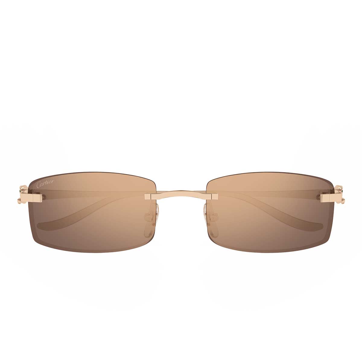 Cartier Occhiali da Sole CT0552S 003 Bronzo/Oro Unisex