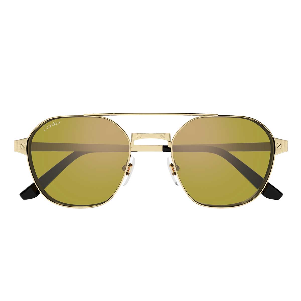 Cartier Occhiali da Sole CT0571S 004 Oro/Giallo Uomo Polarizzati