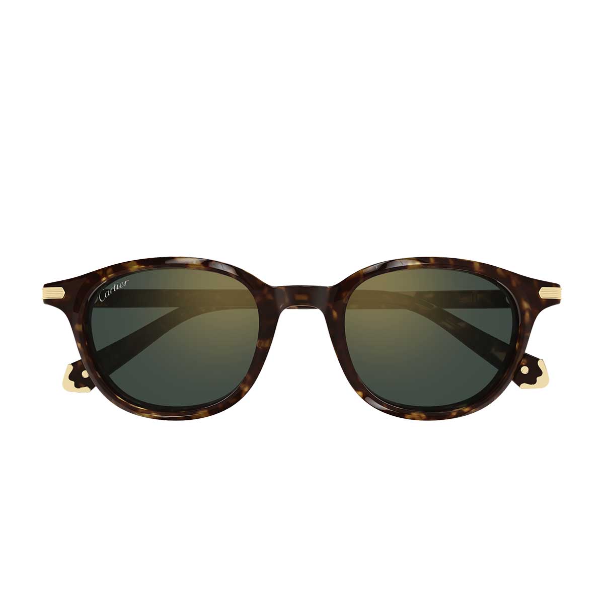 Cartier Occhiali da Sole CT0584S 002 Marrone/Verde Unisex