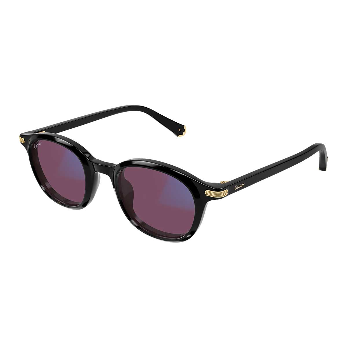 Cartier Occhiali da Sole CT0584S 005 Nero/Trasparente Unisex Fotocromatici 6