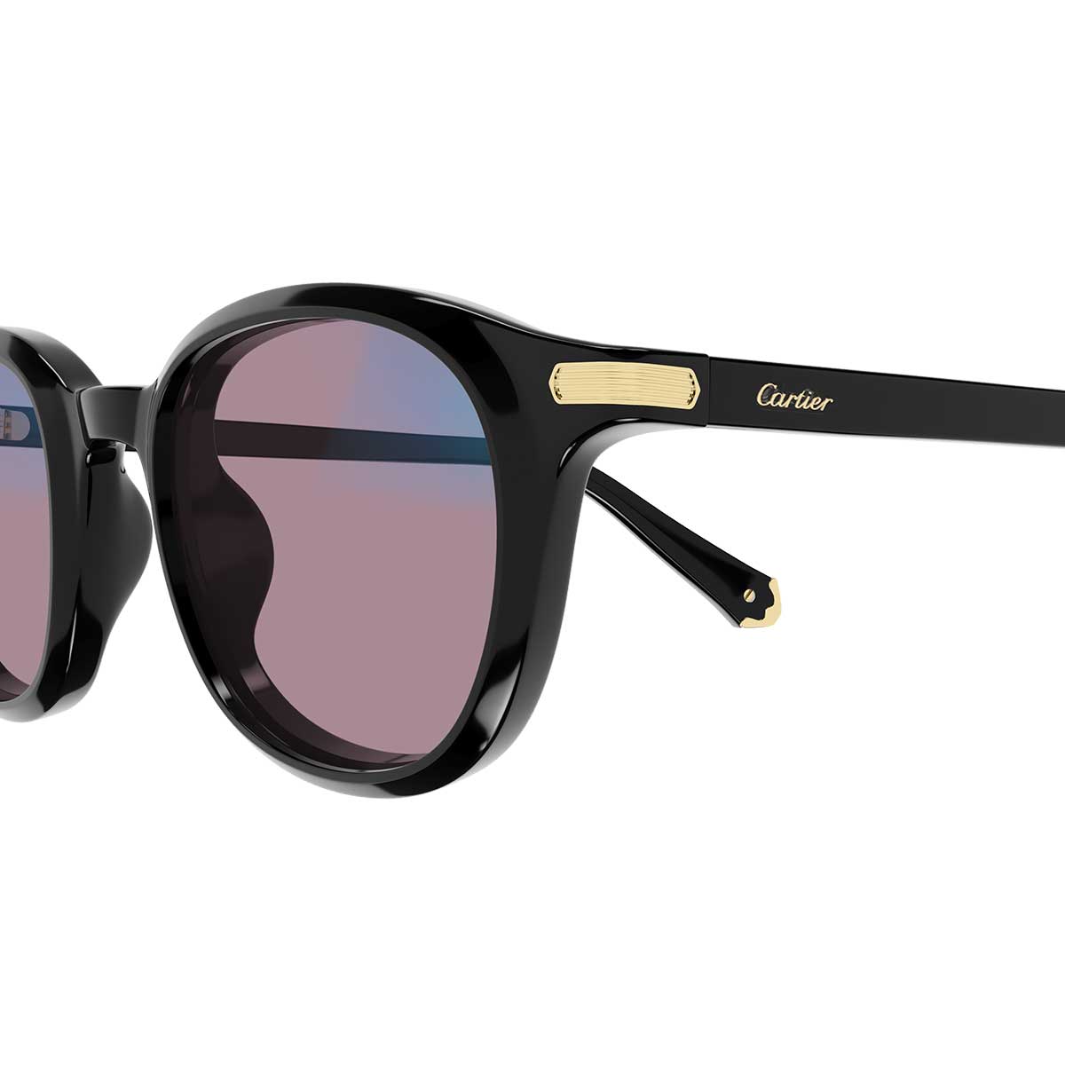 Cartier Occhiali da Sole CT0584S 005 Nero/Trasparente Unisex Fotocromatici 8
