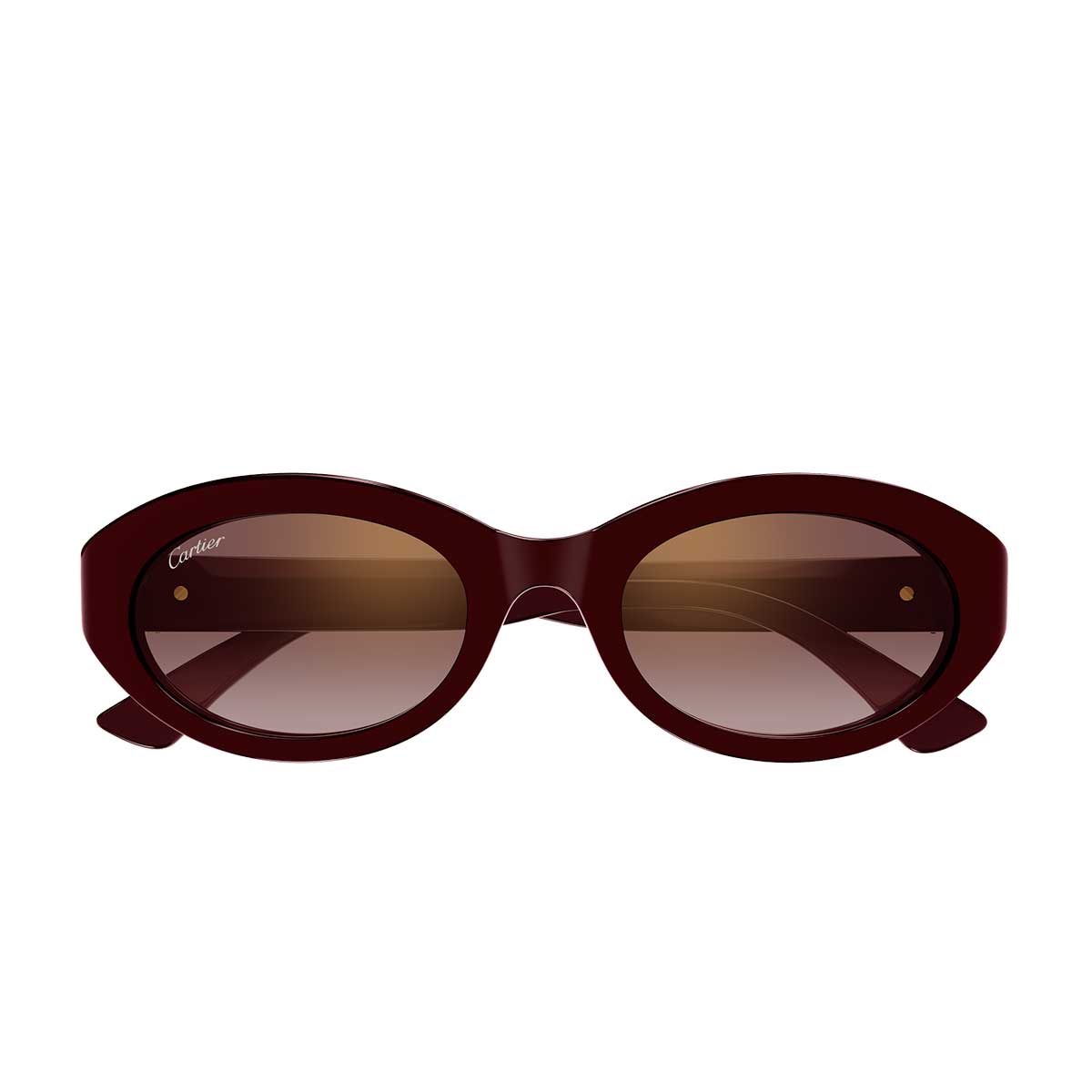 Cartier Occhiali da Sole CT0588S 003 Burgundy/Rosso Donna