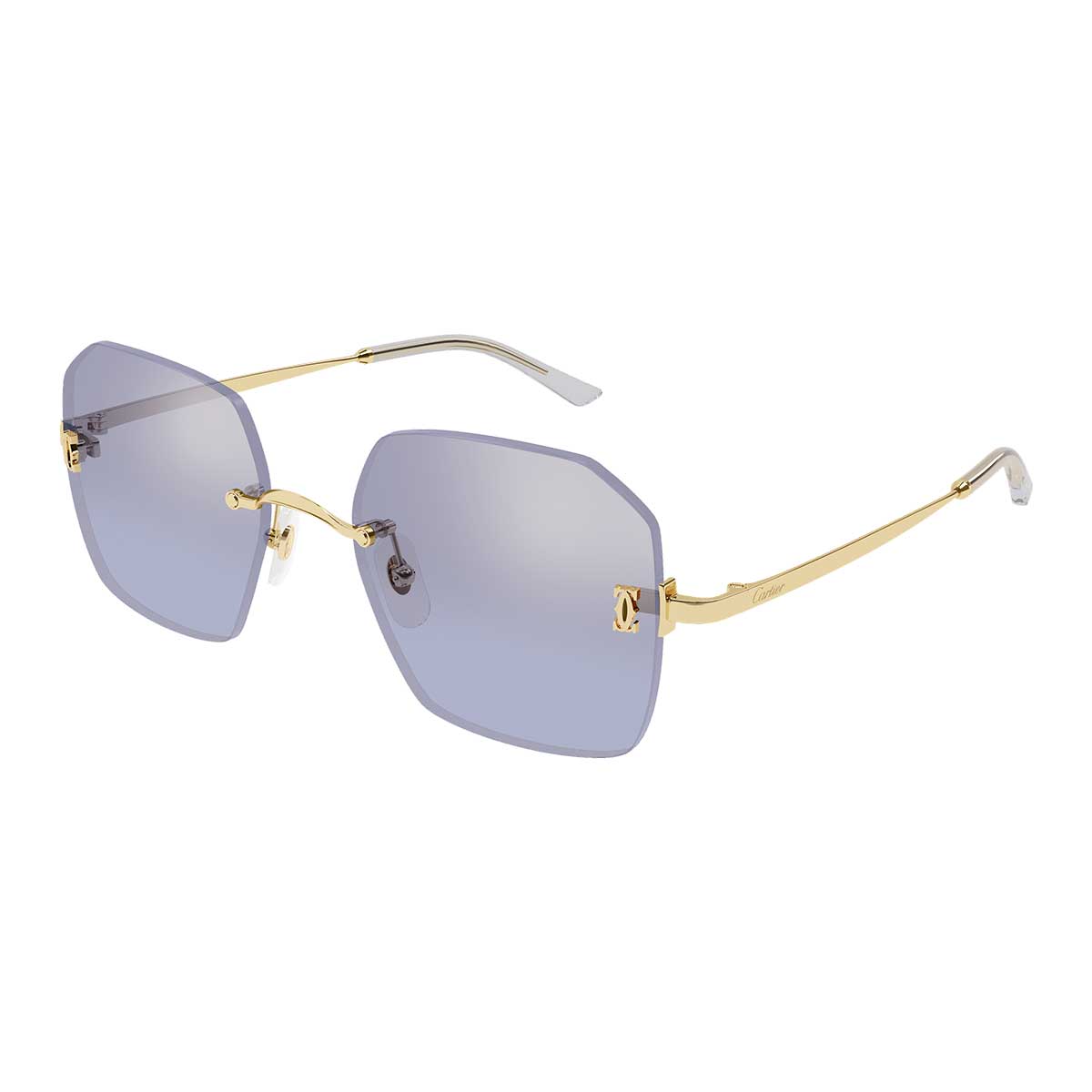 Cartier Occhiali da Sole CT0591S 004 Oro/Viola Donna 2