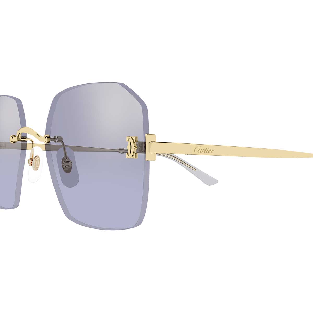 Cartier Occhiali da Sole CT0591S 004 Oro/Viola Donna 3