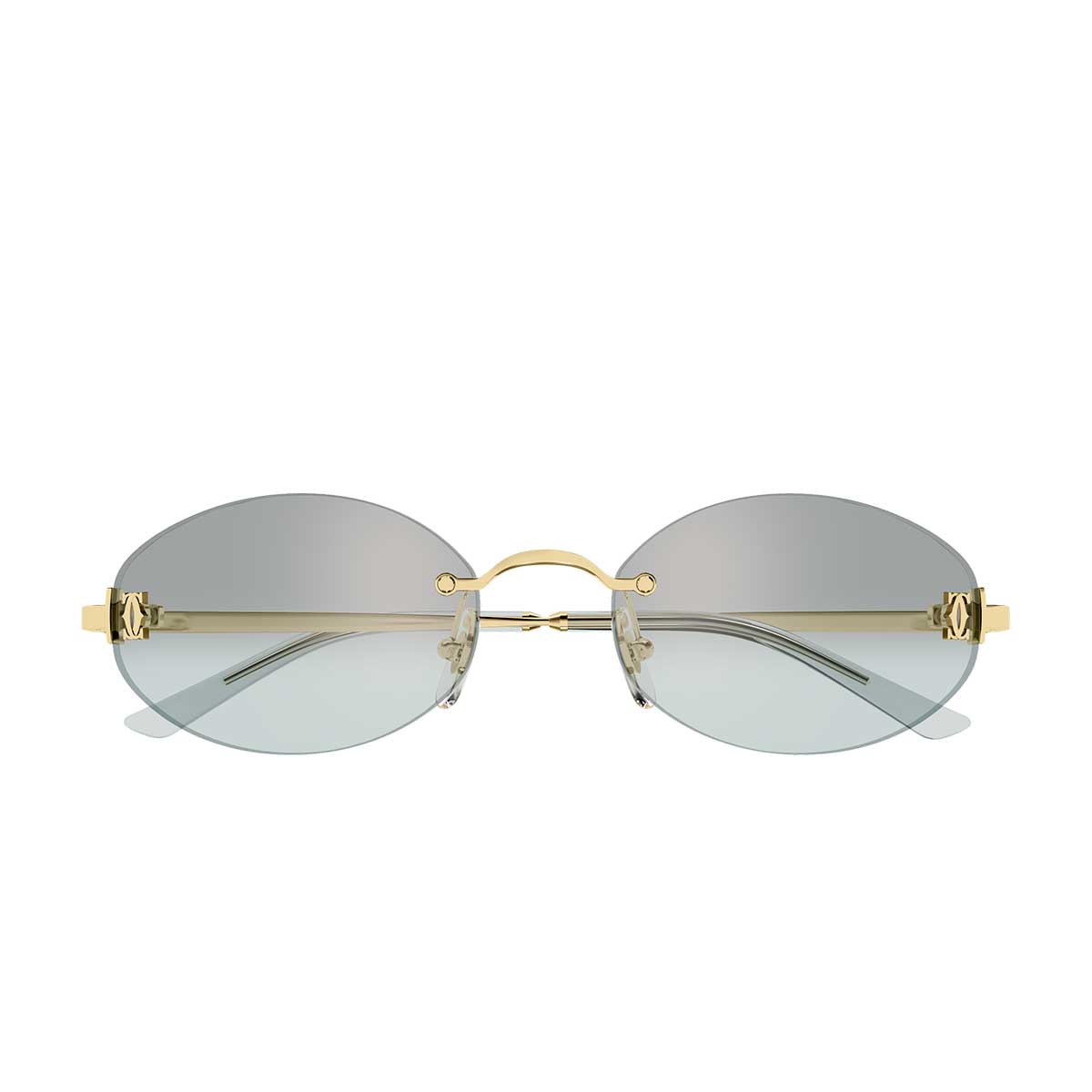 Cartier Occhiali da Sole CT0592S 004 Oro/Verde Unisex
