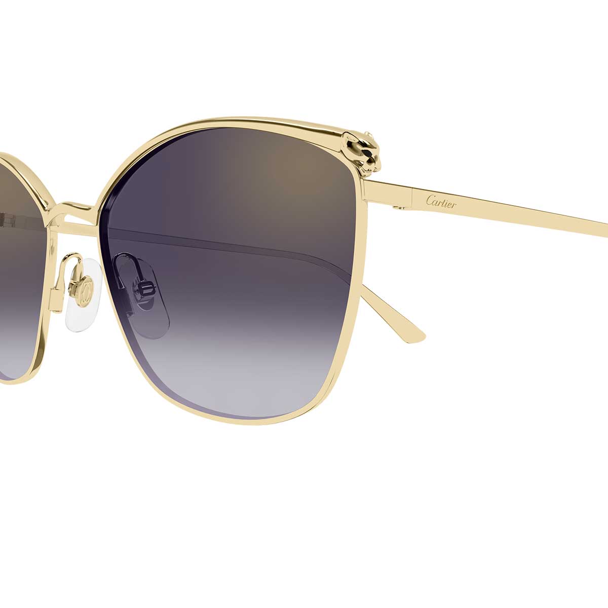 Cartier Occhiali da Sole CT0595S 004 Oro/Viola Donna