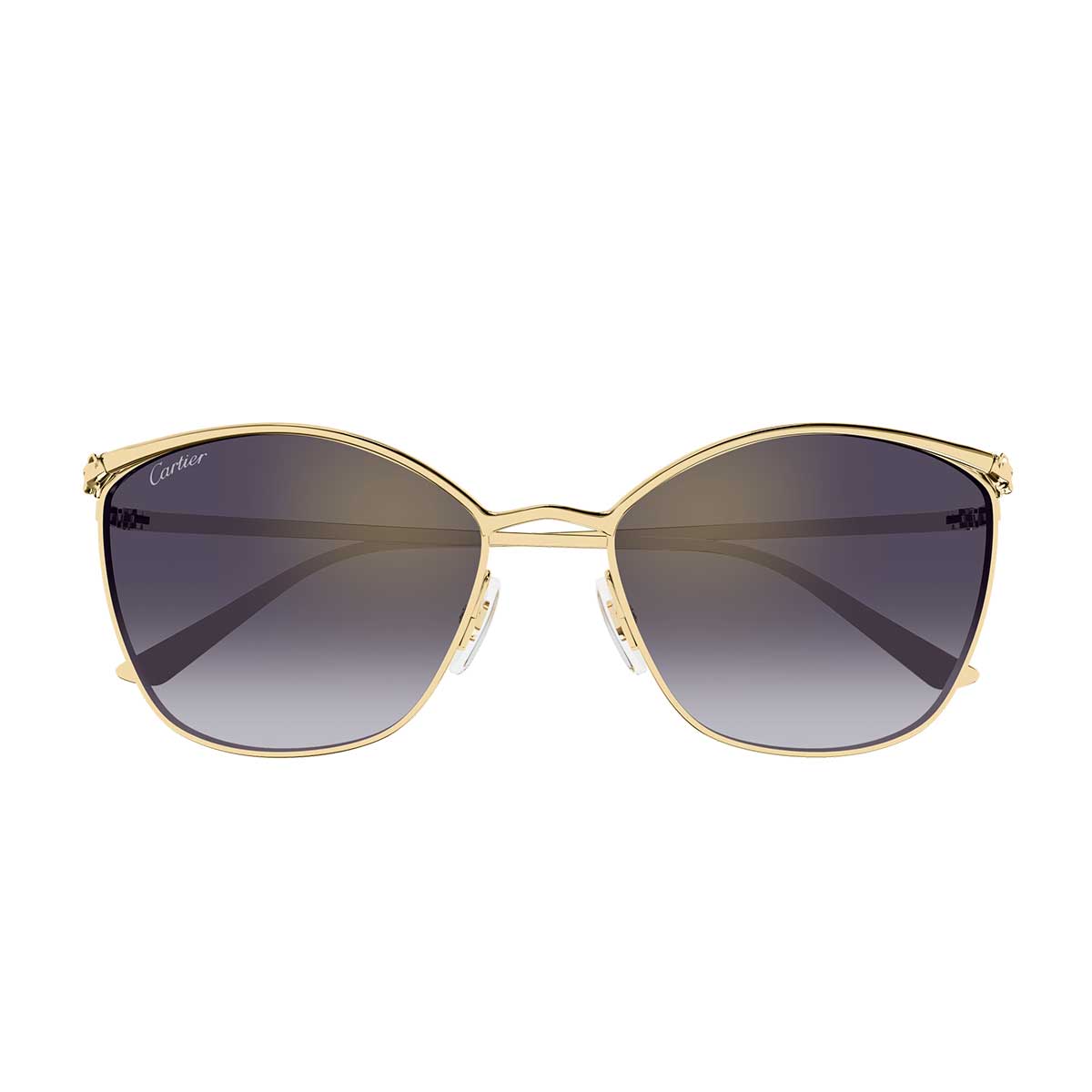 Cartier Occhiali da Sole CT0595S 004 Oro/Viola Donna