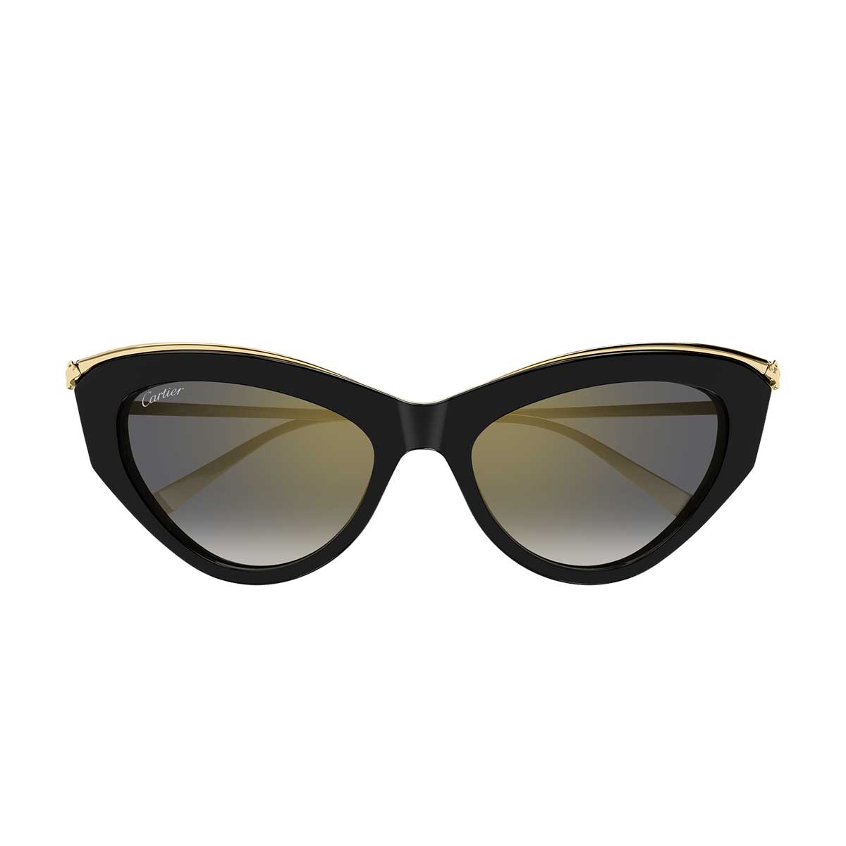 Cartier Occhiali da Sole CT0596S 001 NeroOro/Grigio Donna
