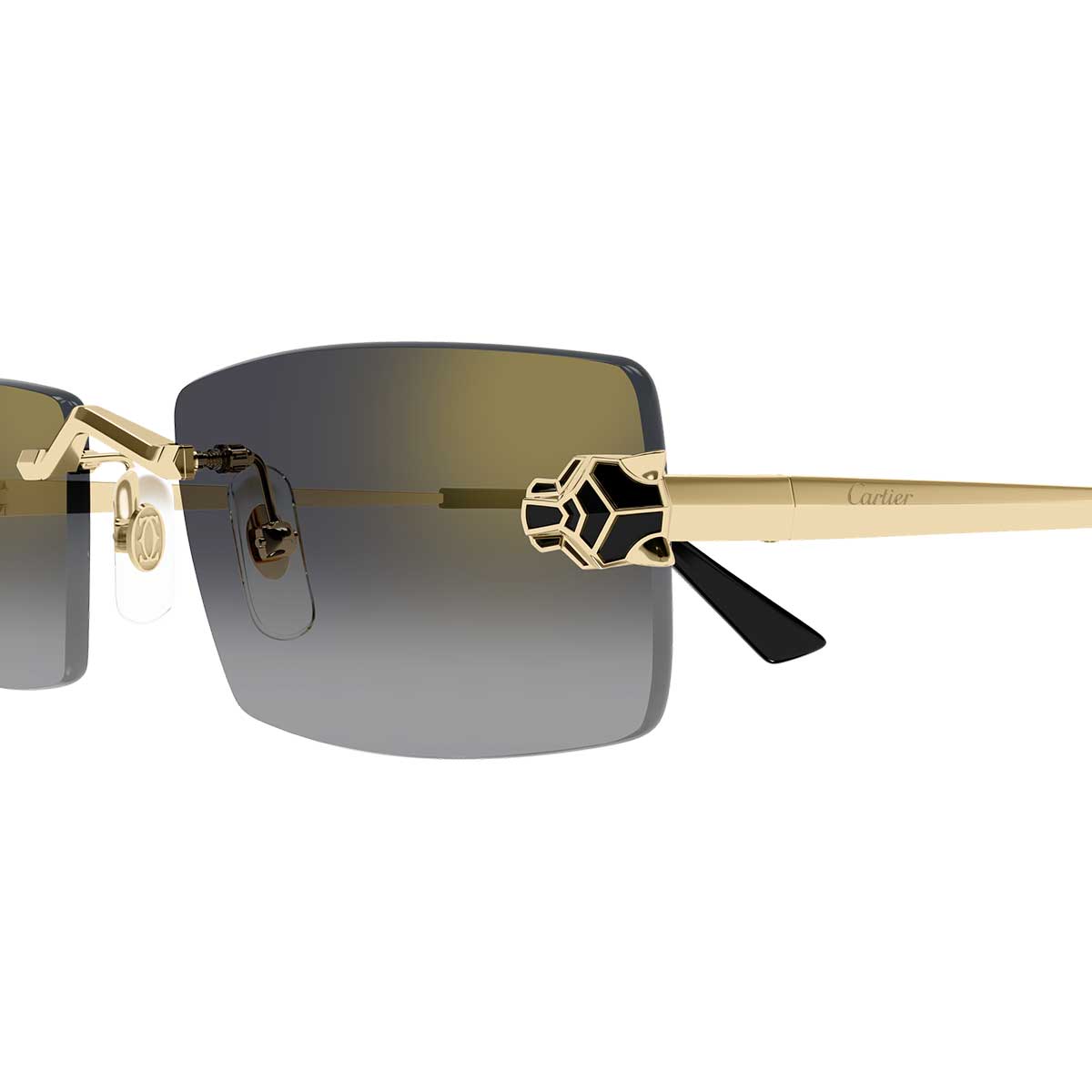 Cartier Occhiali da Sole CT0598S 001 Oro/Grigio Unisex