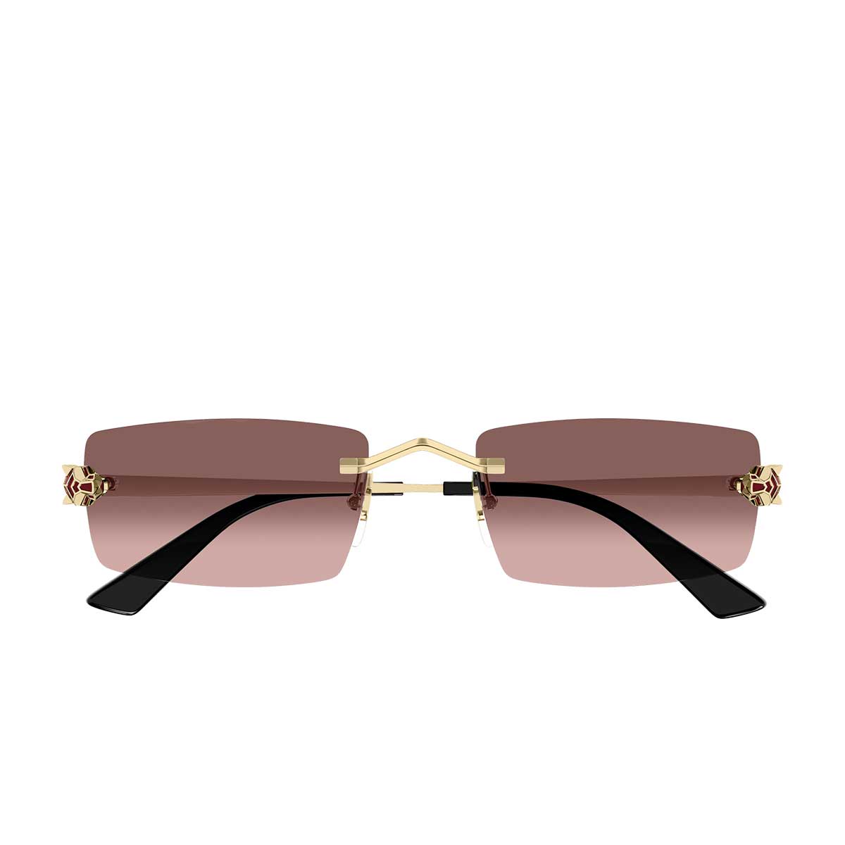Cartier Occhiali da Sole CT0598S 004 Oro/Rosso Unisex