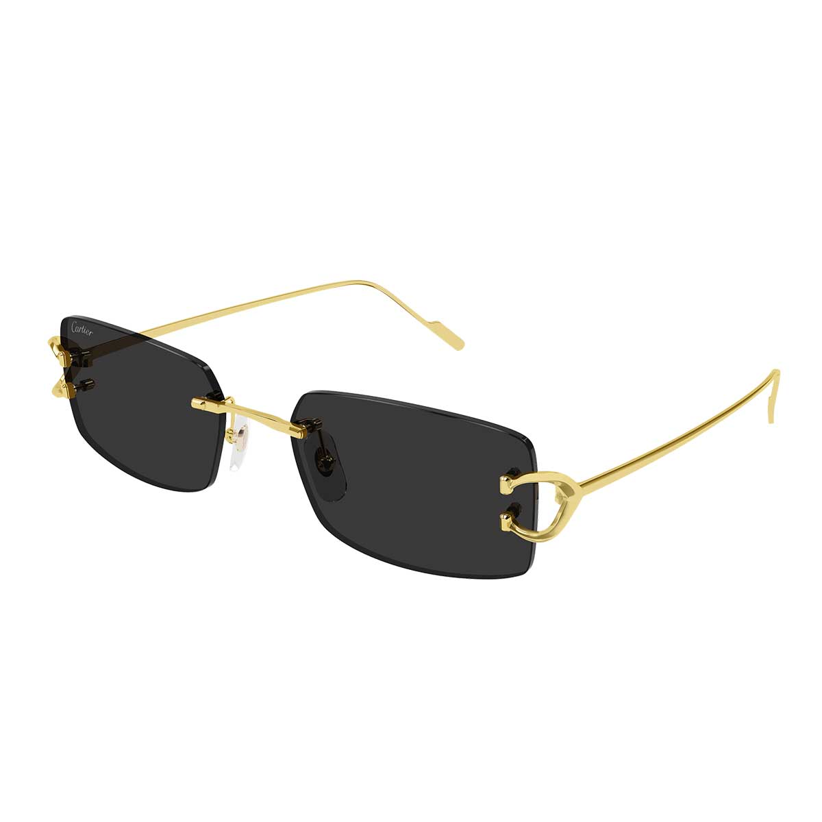 Cartier Occhiali da Sole CT0605S 001 Oro/Grigio Uomo