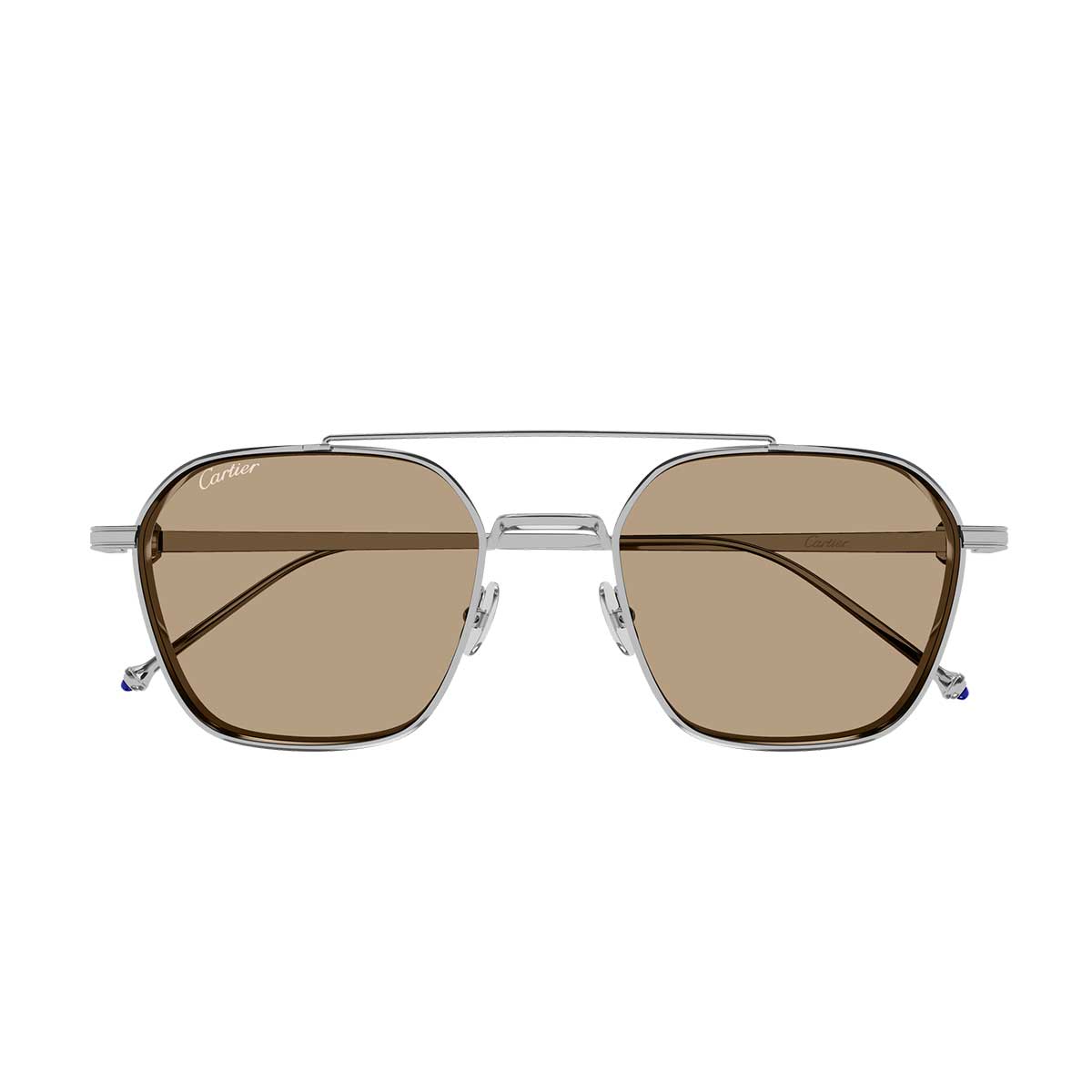 Cartier Occhiali da Sole CT0618S 005 Rutenio/Marrone Uomo