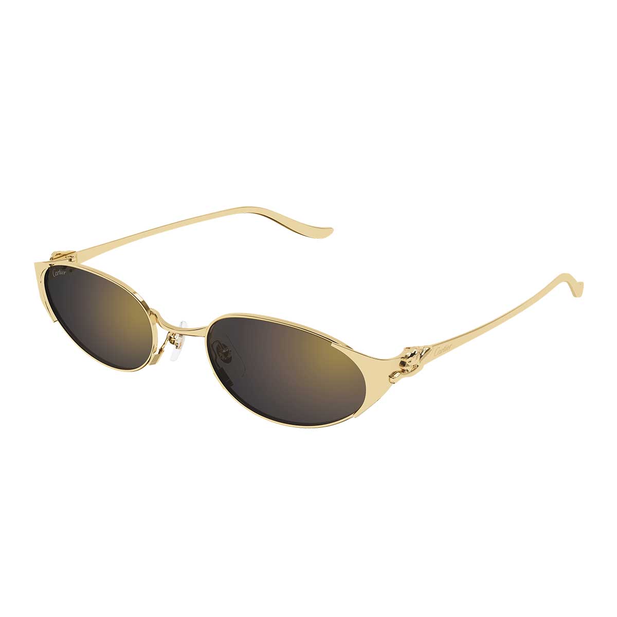 Cartier Occhiali da Sole CT0630S 001 Oro/Grigio Donna