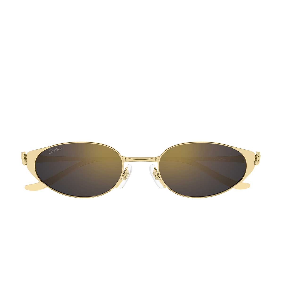 Cartier Occhiali da Sole CT0630S 001 Oro/Grigio Donna