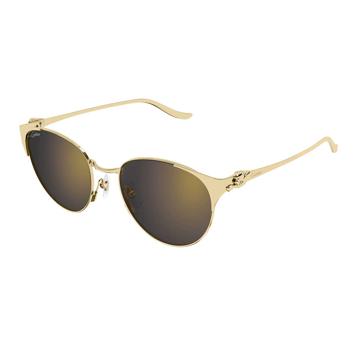 Cartier Occhiali da Sole CT0631S 001 Oro/Grigio Donna