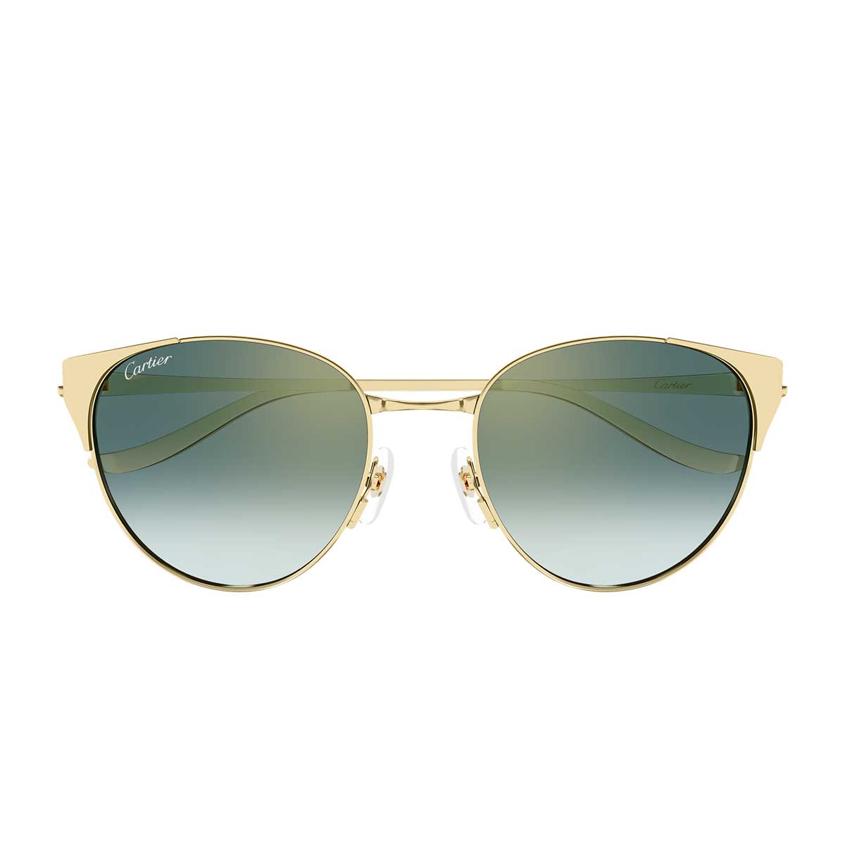 Cartier Occhiali da Sole CT0631S 004 Oro/Verde Donna