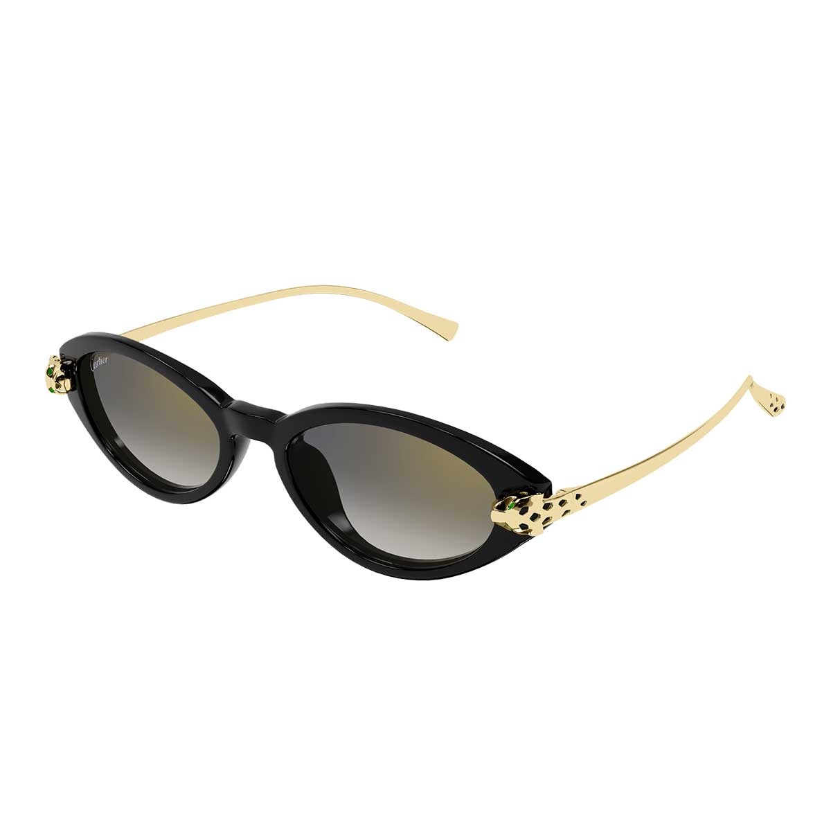 Cartier Occhiali da Sole CT0634S 001 NeroOro/Grigio Donna