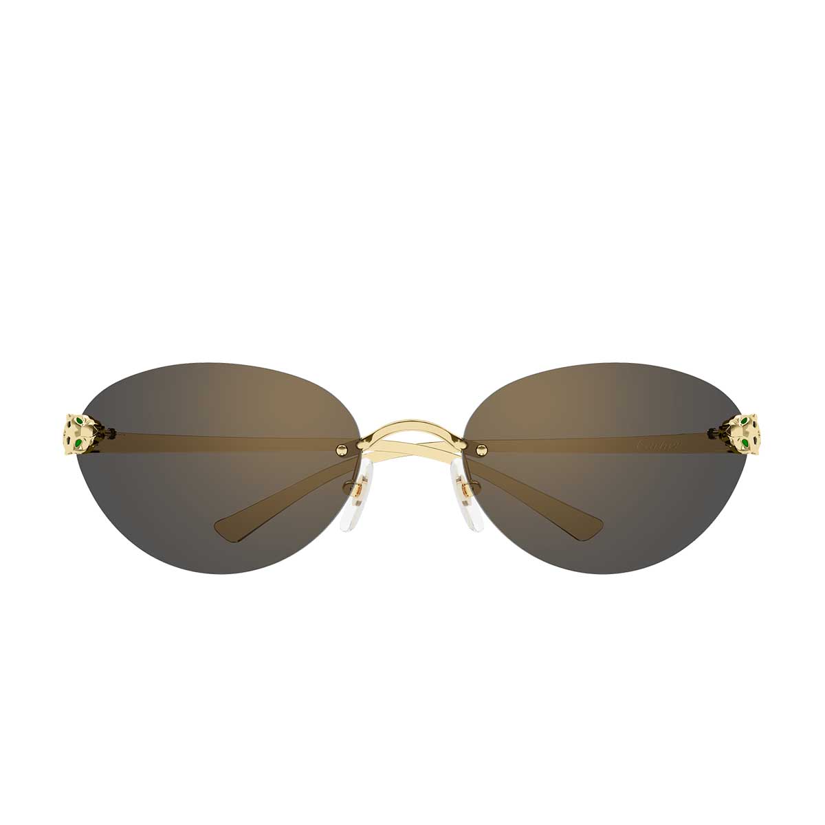 Cartier Occhiali da Sole CT0635S 001 Oro/Grigio Donna