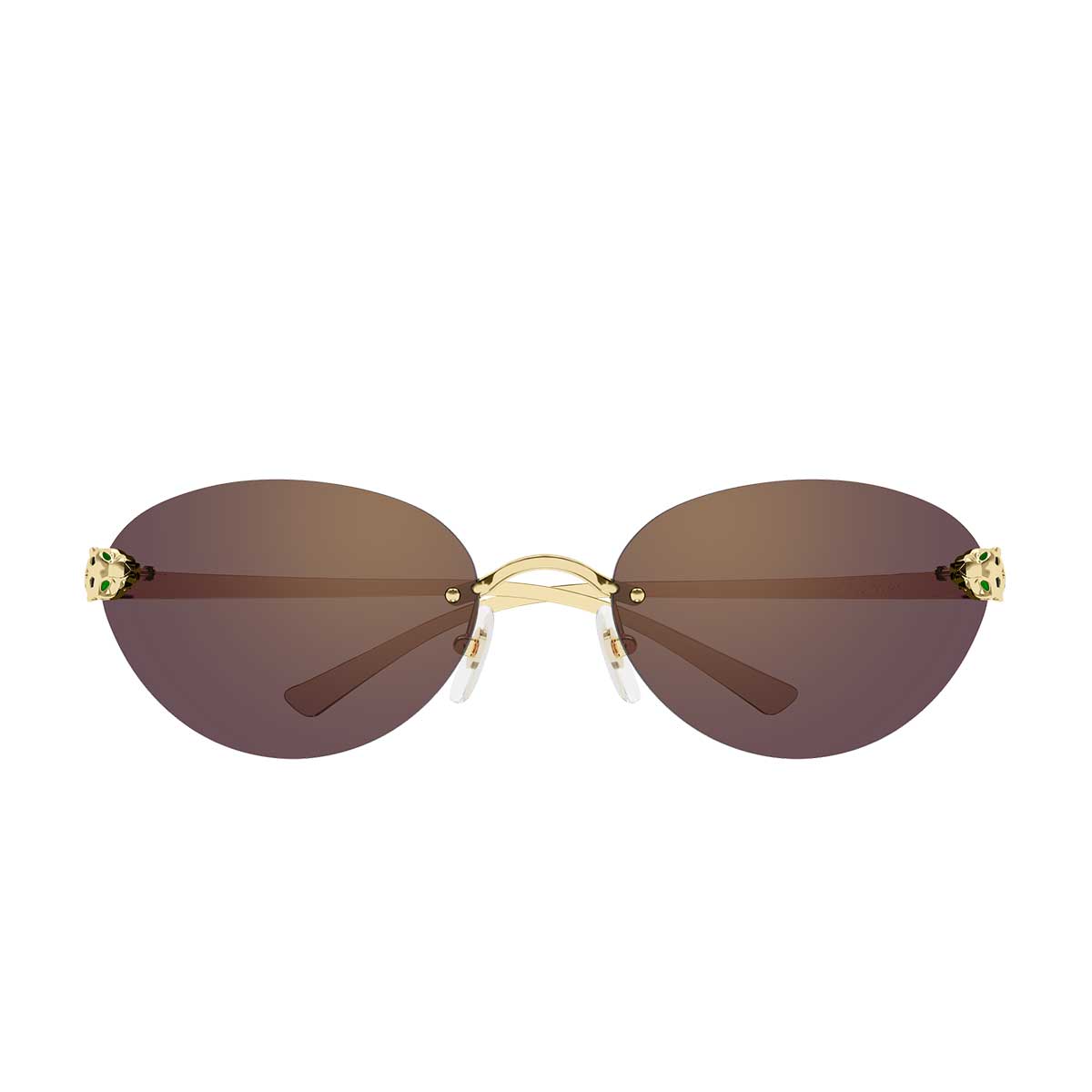 Cartier Occhiali da Sole CT0635S 004 Oro/Viola Donna