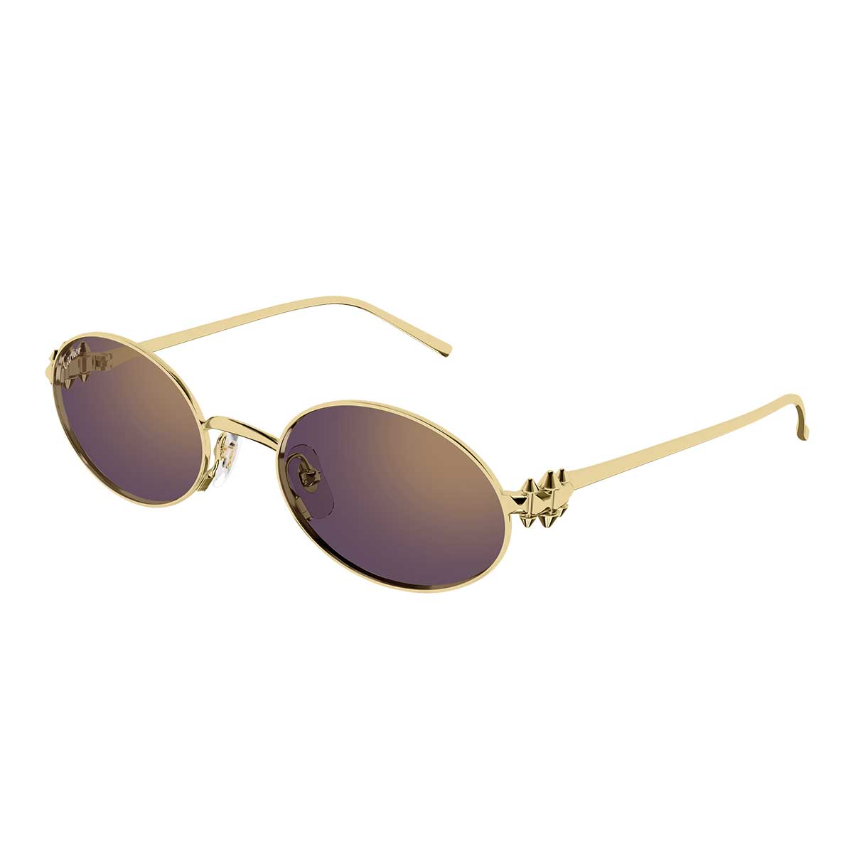 Cartier Occhiali da Sole CT0644S 002 Oro/Viola Donna