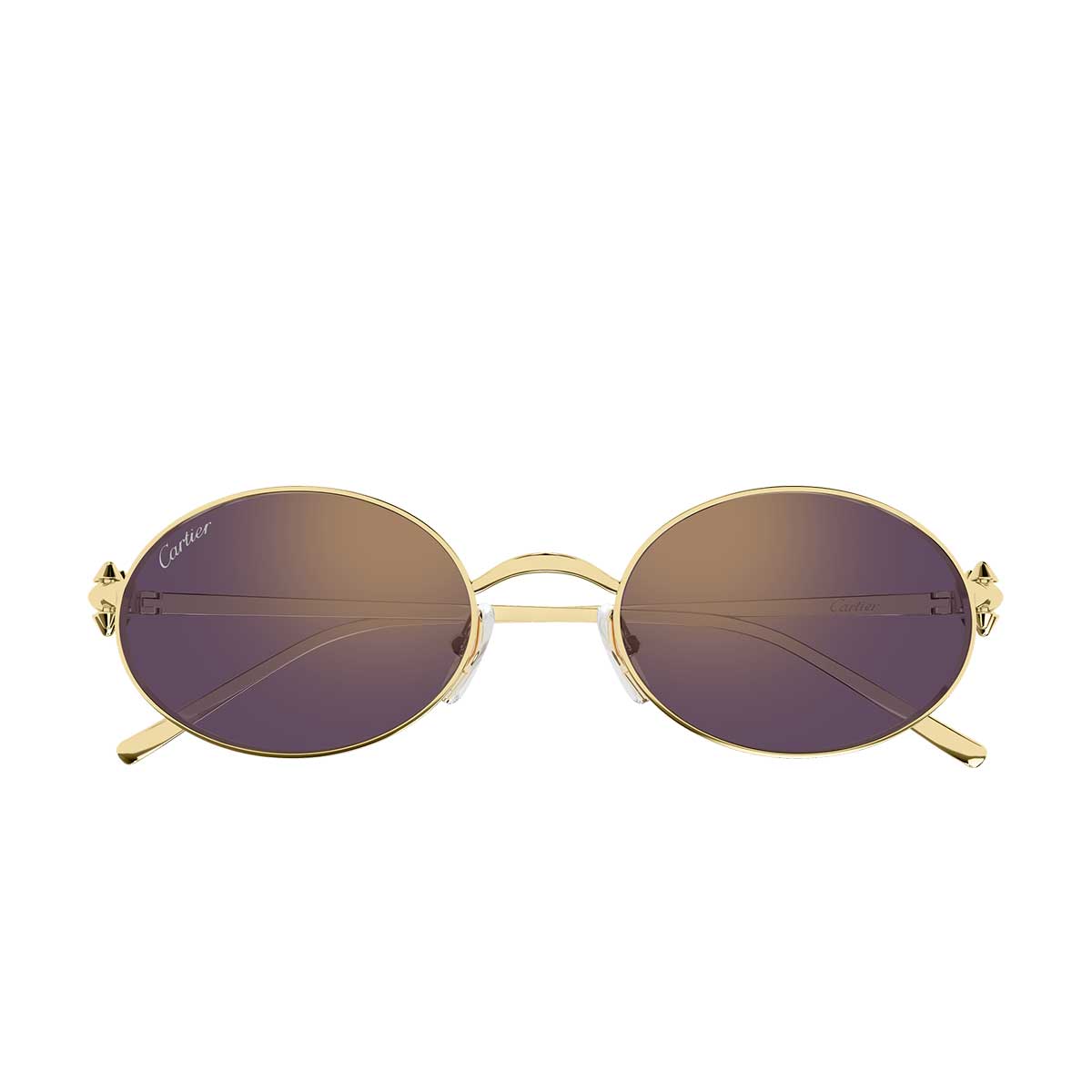 Cartier Occhiali da Sole CT0644S 002 Oro/Viola Donna