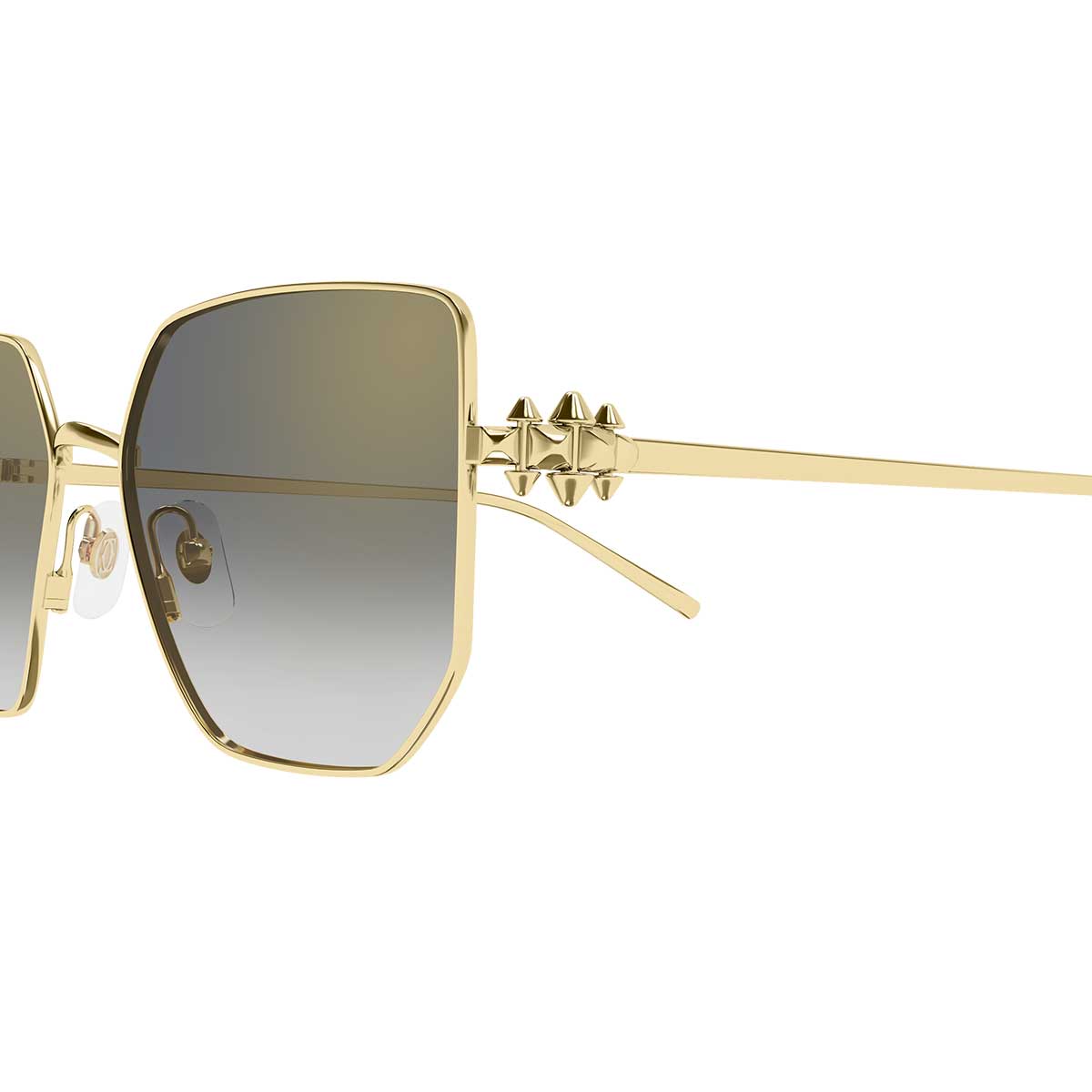 Cartier Occhiali da Sole CT0645S 001 Oro/Grigio Donna