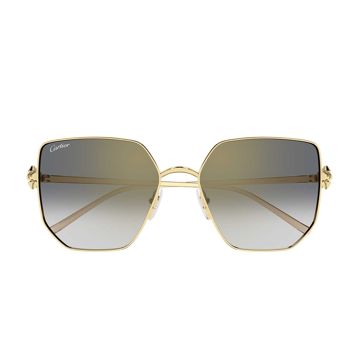 Cartier Occhiali da Sole CT0645S 001 Oro/Grigio Donna