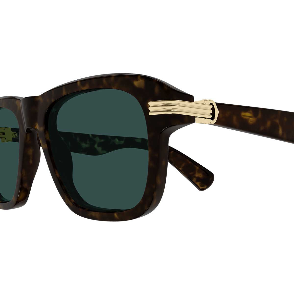 Cartier Occhiali da Sole CT0657S 002 Marrone/Verde Uomo 3