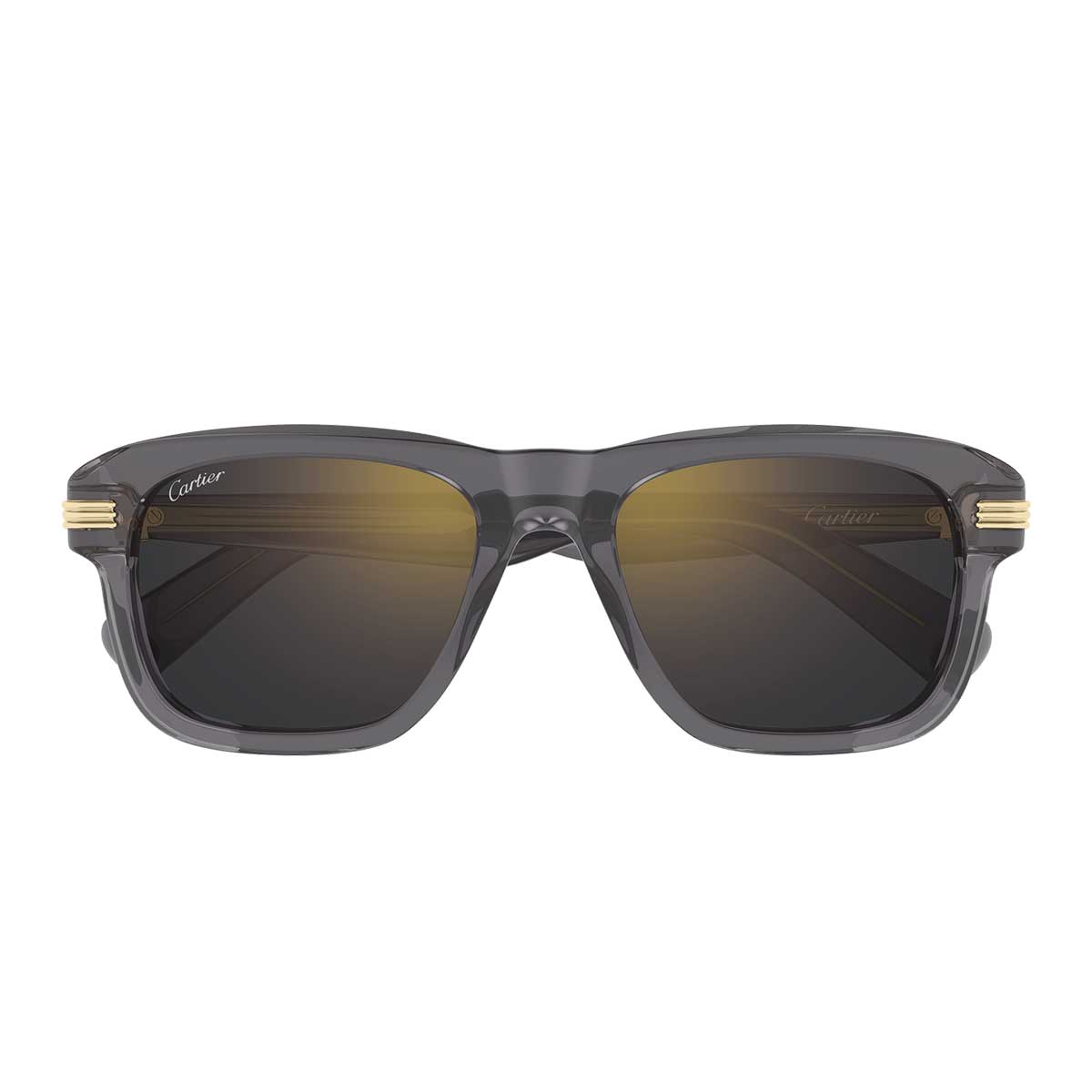 Cartier Occhiali da Sole CT0657S 003 Grigio/Grigio Uomo