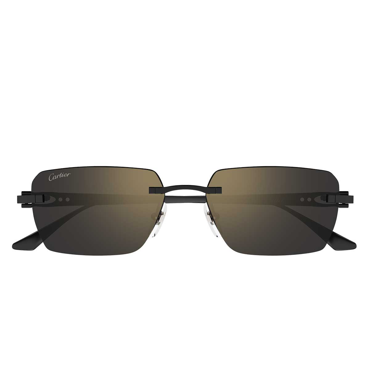 Cartier Occhiali da Sole CT0660S 001 Nero/Grigio Uomo