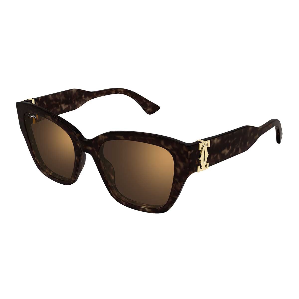 Cartier Occhiali da Sole CT0666S 002 Marrone/Marrone Donna 2