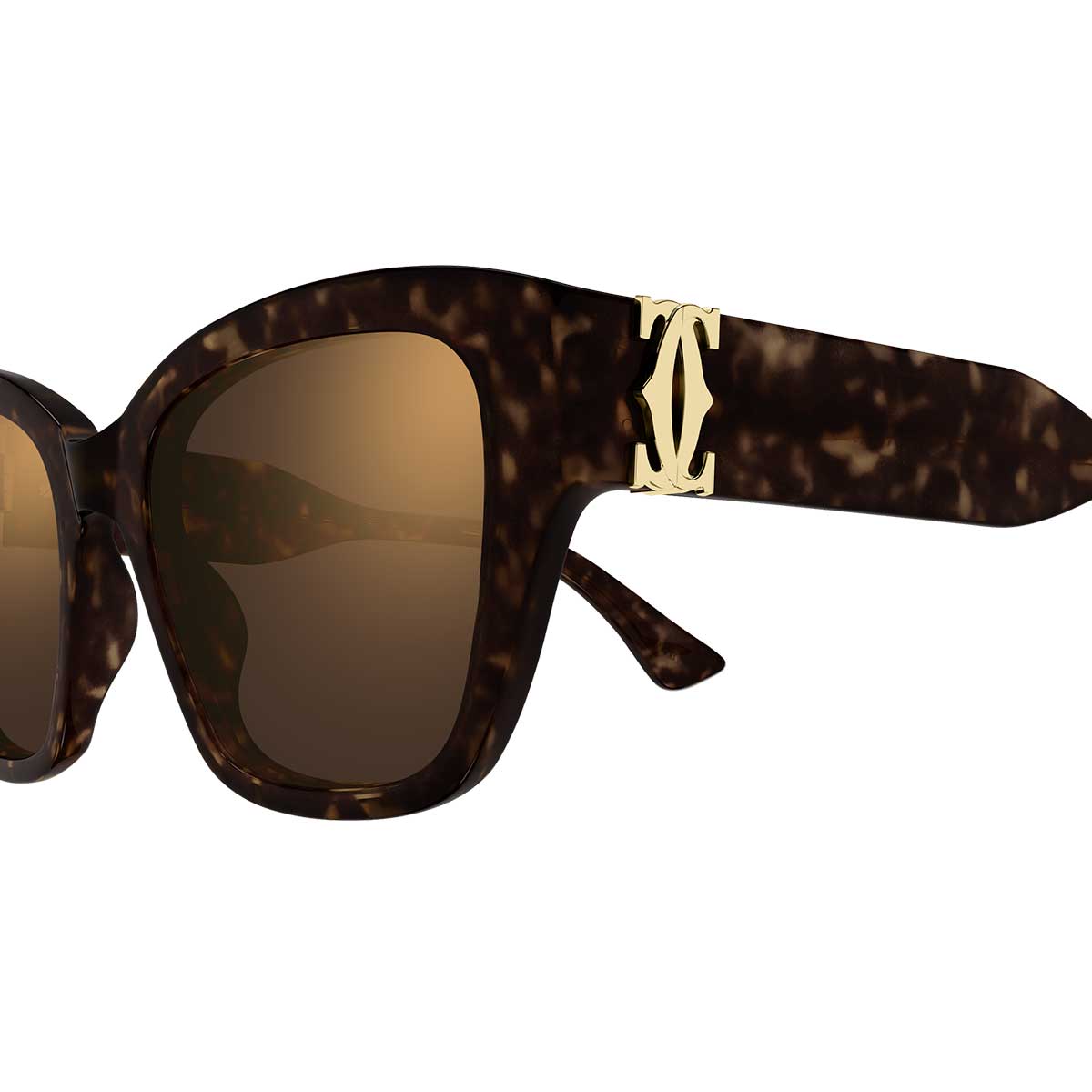 Cartier Occhiali da Sole CT0666S 002 Marrone/Marrone Donna 3