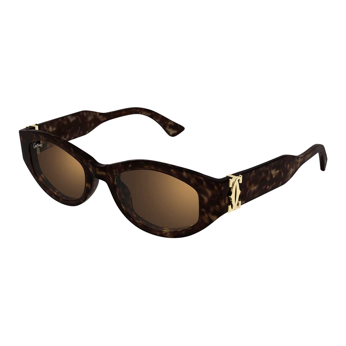 Cartier Occhiali da Sole CT0667S 002 Marrone/Marrone Donna 2