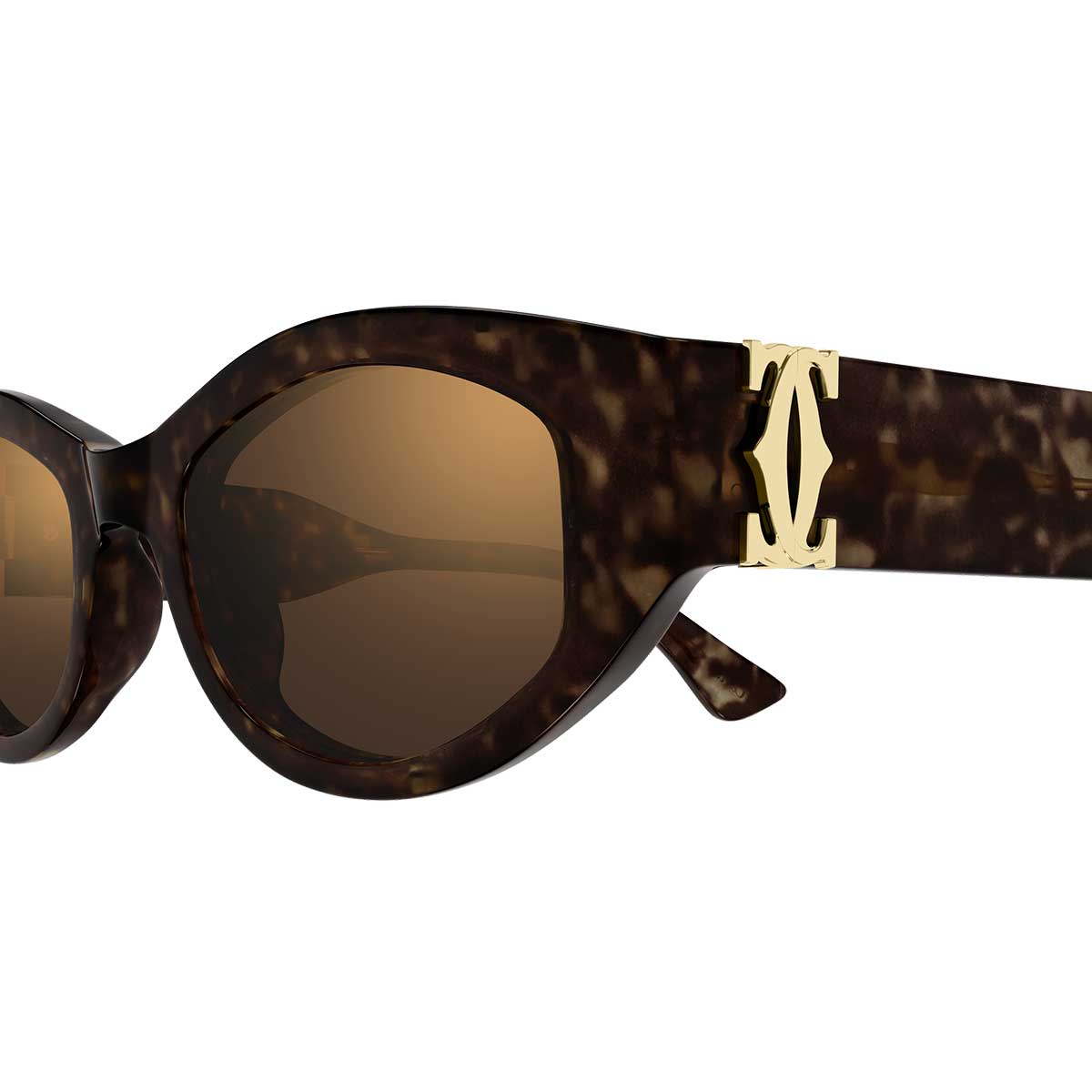 Cartier Occhiali da Sole CT0667S 002 Marrone/Marrone Donna 3