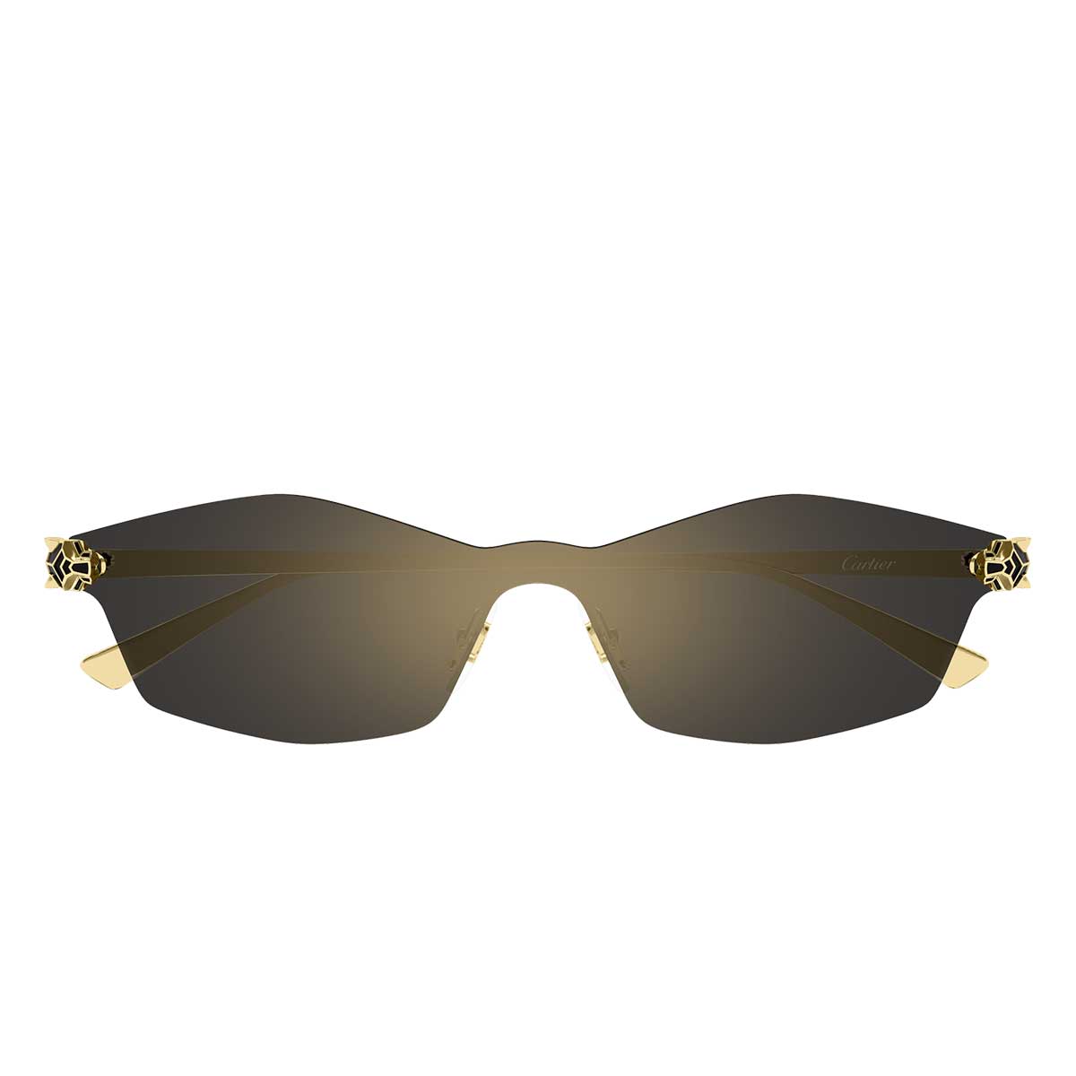 Cartier Occhiali da Sole CT0678S 001 Oro/Grigio Unisex