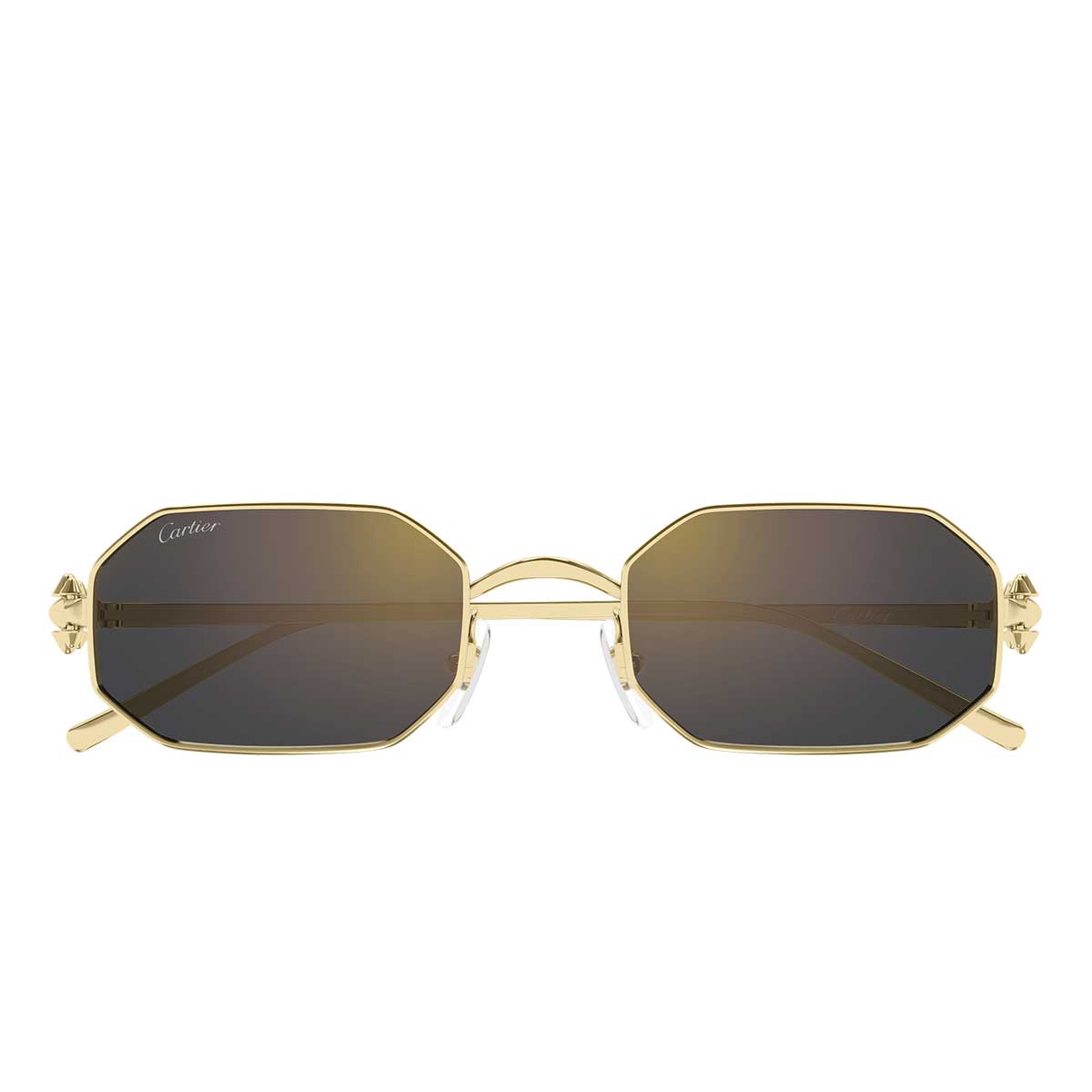 Cartier Occhiali da Sole CT0682S 006 Oro/Grigio Unisex