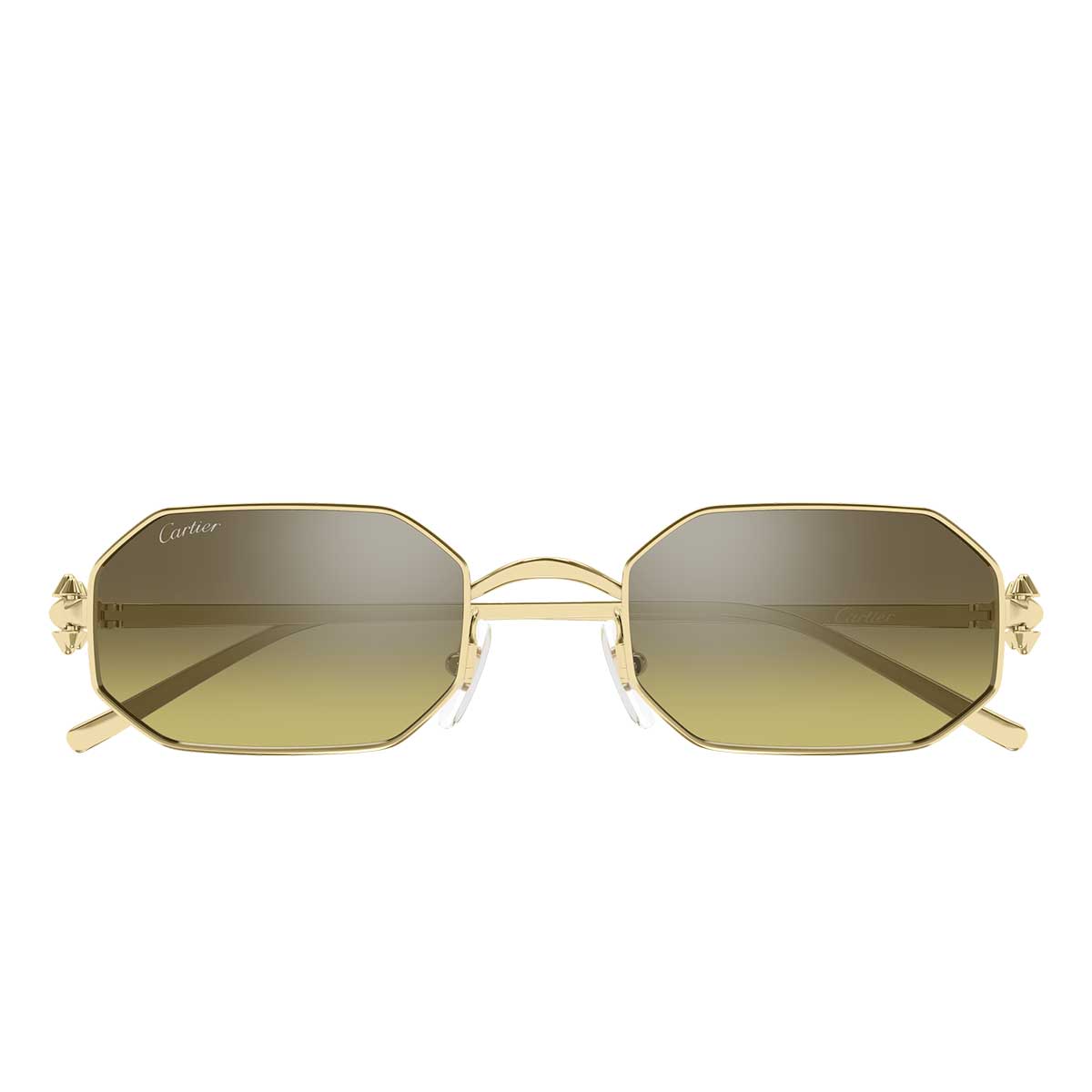 Cartier Occhiali da Sole CT0682S 010 Oro/Marrone Unisex