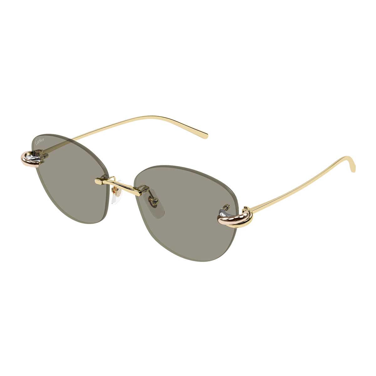 Cartier Occhiali da Sole CT0685S 003 Oro/Marrone Donna
