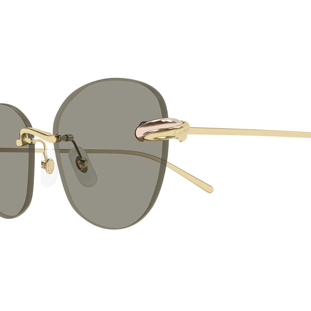 Cartier Occhiali da Sole CT0685S 003 Oro/Marrone Donna