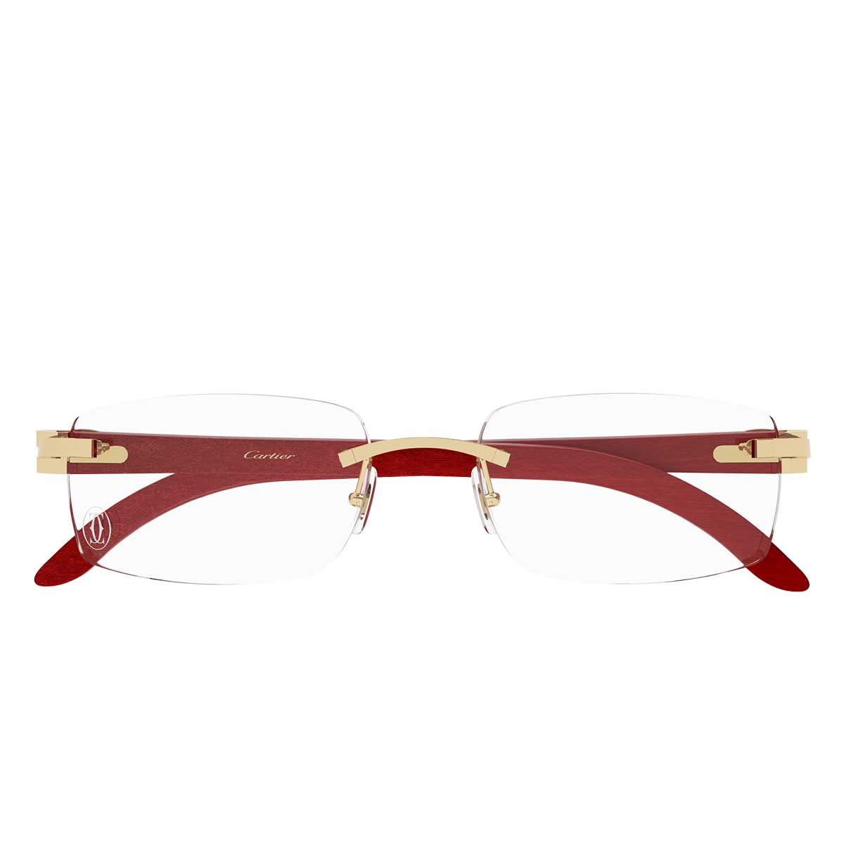 Cartier Occhiali da Vista CT0052O 006 OroRosso/Trasparente Unisex