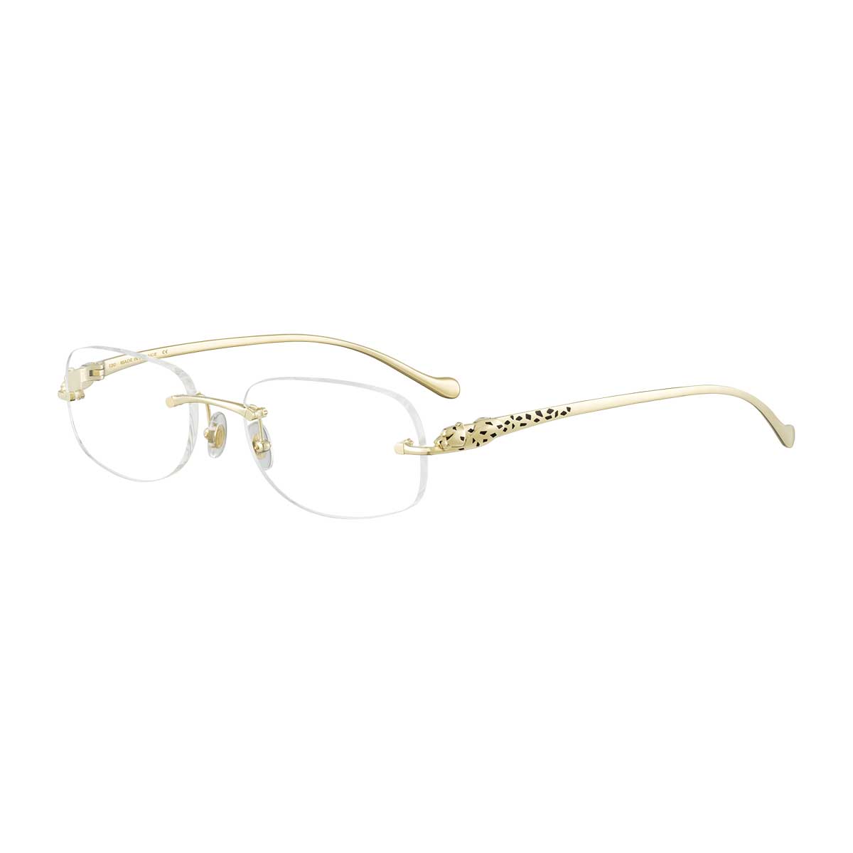 Cartier Occhiali da Vista CT0058O 001 Oro/Trasparente Unisex