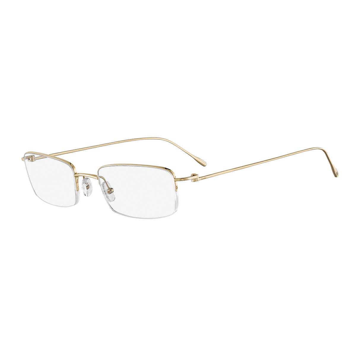 Cartier Occhiali da Vista CT0071O 002 Oro/Trasparente Unisex